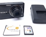 Sony Cyber shot DSC-W390 14.1MP Digital Camera w/Charger + SD Card - $94.09