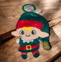 Merry &amp; Bright Christmas BUDDY ELF Flattie Small Dog Toy, Crinkle &amp; Sque... - $146.32 MXN