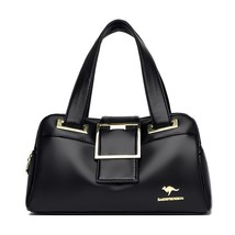 Women Multi-layers Top-handle Bag Quality Leather Handbags Purses Female Designe - £45.69 GBP