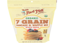 Bob&#39;S Red Mill Organic 7 Grain Pancake &amp; Waffle Mix, 24 Ounce (Pack of 1) - $12.65