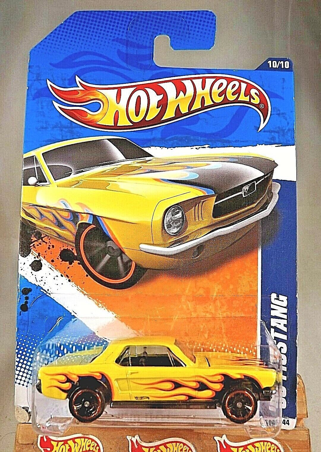 2011 Hot Wheels #100 Heat Fleet 10/10 '65 MUSTANG Yellow Variant w/Black MC5 Sp