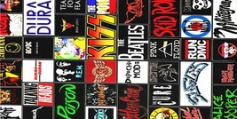 Rock Band Music Collage | Beach Towel Large | Rockin at the Beach | FREE... - $34.99