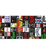 Rock Band Music Collage | Beach Towel Large | Rockin at the Beach | FREE... - $34.99