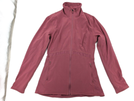 Lululemon Round Trip Jacket Women&#39;s Size 8 So Merlot Red Pink Zip Slimming VTG - $39.59