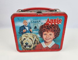1981 Little Orphan Annie Metal Lunchbox Pretty Good Condition -No Thermos - $29.69