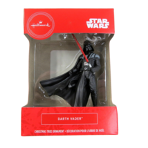 NEW Disney Hallmark Star Wars Darth Vader With Light Saber Ornament Red Box - £11.20 GBP
