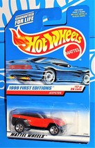 Hot Wheels 1999 First Editions 17/26 #922 Jeepster Red &amp; Black w/ 5SPs - £3.16 GBP