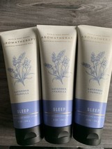 Bath &amp; Body Works Aromatherapy Sleep Lavender Vanilla Body Cream 8 Oz Lot Of 3 - £33.31 GBP