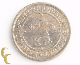 1922 Greenland 2 Kroner Token (Extra Fine+, XF+) Ivigtut Cryolite Mining KM-Tn48 - $218.30
