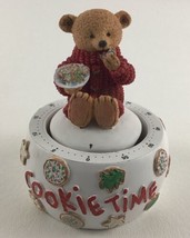 Vintage Hallmark Timer Cookie Time Teddy Bear Kitchen Christmas 1 Hr. New - £30.97 GBP