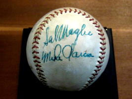 Sal Maglie Mike Garcia 1952 ALL-STARS Pitchers Signed Auto 1950&#39;S Baseball Jsa - £393.47 GBP