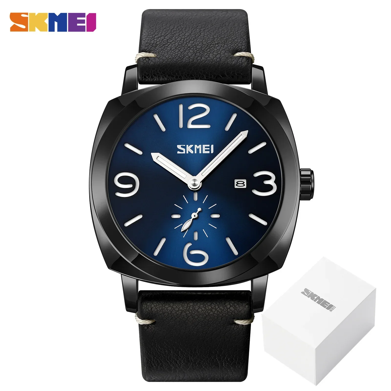 9305 Brand Luxury Genuine Leather Strap Quartz Wristwatches Male Simple ... - $34.21