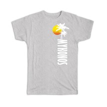Mykonos : Gift T-Shirt Greece Tropical Beach Travel Souvenir - £19.97 GBP