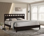 Merlot Solid Wood Pisces Queen Size All-In-One Platform Bed By New Classic - £195.76 GBP
