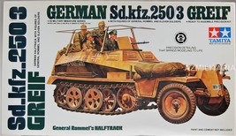 Tamya 1/35 German Sd.KFZ.250/3 Greif  Kit No MM-213A MRC-Tamiya Super Kit - $45.75