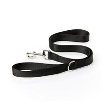 YOULY The Classic Black Webbed Nylon Dog Leash, 4 Foot - €12,85 EUR