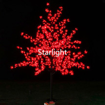 6.5ft LED Christmas Tree Outdoor Maple Tree 864 LEDs Red Color Lights Ra... - £424.92 GBP
