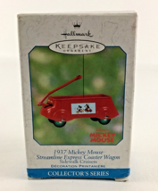 Hallmark Keepsake Ornament 1937 Mickey Mouse Streamline Express Coaster Wagon - £15.53 GBP