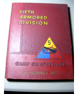 1951 Fifth Armored Division Fort Chaffee Arkansas Yearbook - €105,54 EUR