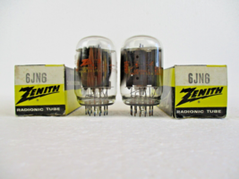 Zenith  6JN6 Vacuum Tubes Matched Pair Power Amp Tubes New in Box - £9.83 GBP