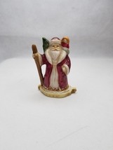 Vintage Victorian Santa Through the Years 1890 Kris Kringle Christmas FigurineV6 - £6.73 GBP