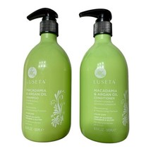 LUSETA Macadamia &amp; Argon Oil Shampoo &amp; Conditioner 16.9 OZ (1 Set) - £16.78 GBP