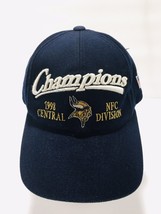 Vtg. 1990&#39;s LOGO ATHLETIC MINNESOTA VIKINGS CHAMPIONS NFC Division Snapb... - $541.50 MXN