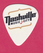 NASHVILLE Tennessee MUSIC CITY USA White GUITAR PICK - Country - £7.86 GBP