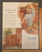 Vintage Print Ad Spartan Radio Console Couple Enjoy Comedy Coffee 1940s ... - $14.69