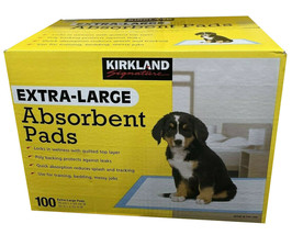 Extra-Large Absorbent Pads, Kirkland Signature, 30 in L X 23 in W, 100-c... - £23.01 GBP