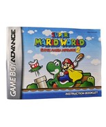 Super Mario World Mario Advance 2 Game Boy Advance Instruction Manual Bo... - $5.23