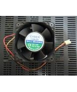 Vintage Cyber Cooler Ball Bearing CPU Fan w/ Heat Sink &amp; Hold Down - £5.09 GBP