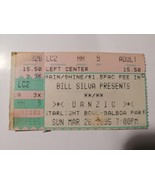 DANZIG 1995 Ticket Stub Bill Silva Presents Starlight Bowl Balboa Park V... - $9.15 CAD