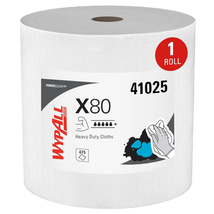 Power Clean X80 Heavy Duty Cloths (41025), Extended Use Cloths Jumbo Rol - £102.91 GBP