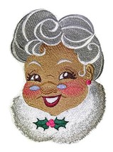Merry Christmas [So-Sweet Mrs. Claus] Embroidered Iron on/Sew Patch [4.66&quot; *6&quot;]  - £18.80 GBP