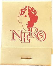 Nero, 618 S Livingston Ave, Livingston, New Jersey, Match Book Matches M... - $11.99