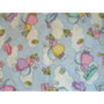 EASTER MINI PRINTS ANGEL BUNNY BUTTERFLY TULIP FABRIC - $24.00