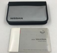 2004 Nissan Maxima Owners Manual Handbook with Case OEM H01B01010 - £21.57 GBP