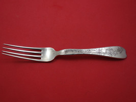 Lap Over Acid Etched by Tiffany Sterling Silver Regular Fork w/Raspberries 7" - $385.11