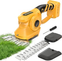 Cordless Hedge Trimmer For Dewalt 20V Max Battery: 2 In 1 Electric, Bare... - $59.99