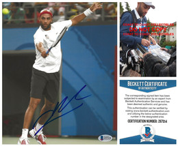 James Blake Tennis Star signed 8x10 photo proof Beckett COA autographed.. - £75.12 GBP