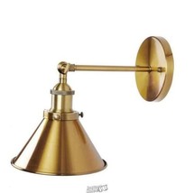 Matrix Industrial Decor 8"H 1-Light Golden Bronze Metal Sconce Wall Light - £22.40 GBP