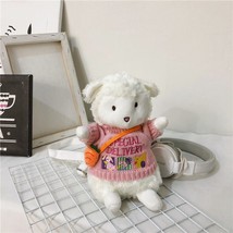 Cute Plush  Bag Sheep Plush Toy Perfect Gift for Girls Coin Purse Girls Fashion  - £56.03 GBP