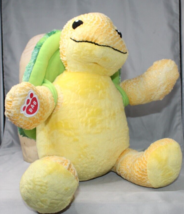 Build A Bear BAB Yellow Sea Turtle Plush Stuffed Animal 16&quot; Detachable S... - £15.27 GBP