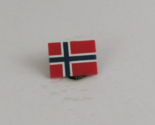 Vintage Norway Flag Small Rectangle Lapel Hat Pin - $7.28