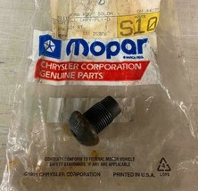 Mopar Oil Level Sensor Plug Bolt P/N 6034061 Genuine Oem Factory Part Nos Part - £7.42 GBP