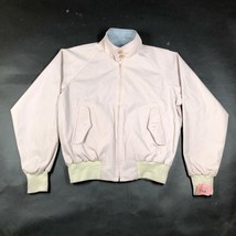 Vintage Woolrich Damen L Pink Grau Leichter Mantel Wendbar Reißverschlus... - $29.69