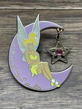 Disney Tinker Bell on Moon Pin Dangle Star Tinkerbell 2010 Pin KG JD - €12,70 EUR