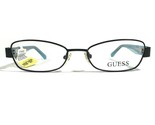 Guess GU9092 BLK Kinder Brille Rahmen Schwarz Blau Rechteckig Voll Rim 4... - $27.68