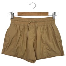 Columbia Shorts Womens Small Tan Brown Nylon Pull On Outdoor Hiking Ligh... - $19.79